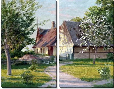 Картина Деревенский пейзаж (Country landscape) №4