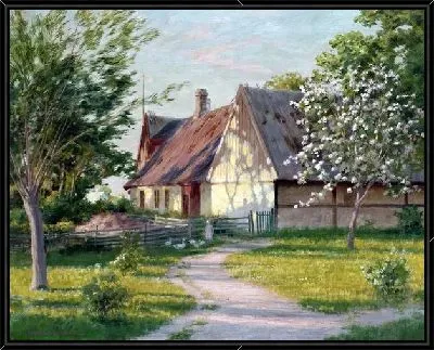 Деревенский пейзаж (Country landscape) №4