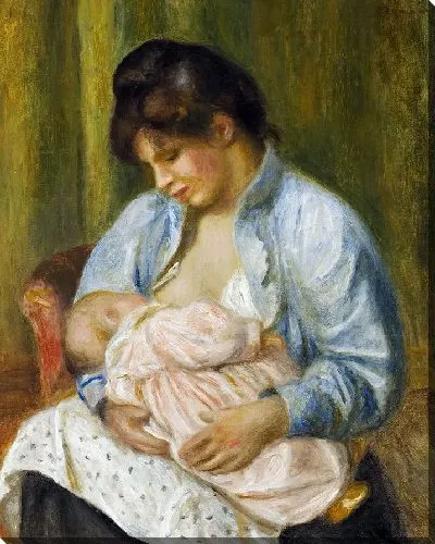 Картина Женщина, кормящая ребенка грудью