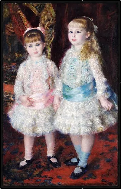 Картина Розовый и голубой – Девушки из Каэн д'Анверс