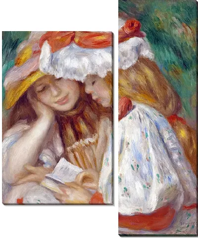Картина Две читающие девушки