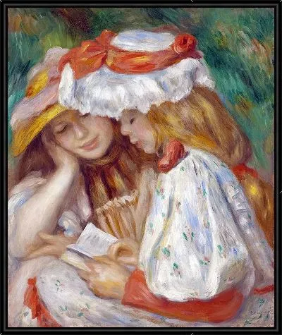 Картина Две читающие девушки
