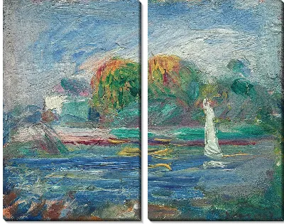 Картина Голубая река