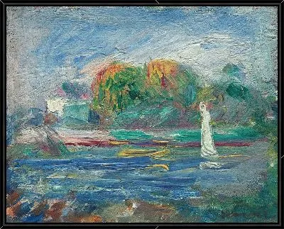Картина Голубая река