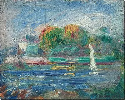 Картина Голубая река