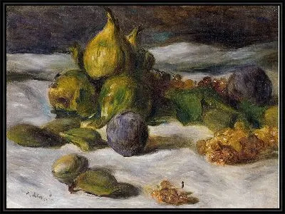 Картина Натюрморт с фруктами (Инжир и смородина)