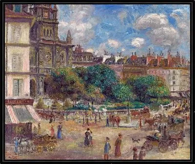 Площадь Святой Троицы в Париже