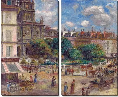 Площадь Святой Троицы в Париже