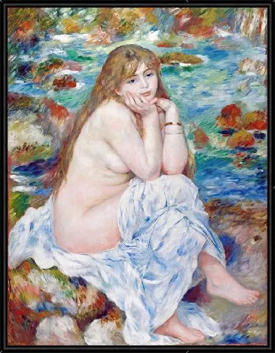 Картина Сидящая купальщица