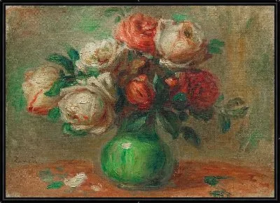 Розы в вазе