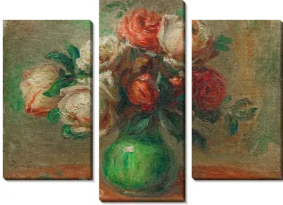 Розы в вазе