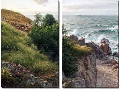 Картина Море у скал (The sea off the rocks)