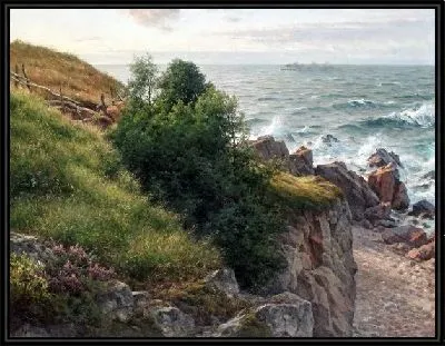 Картина Море у скал (The sea off the rocks)
