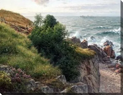 Картина Море у скал (The sea off the rocks)