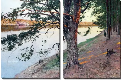 Картина Берег озера (The shore of the lake)
