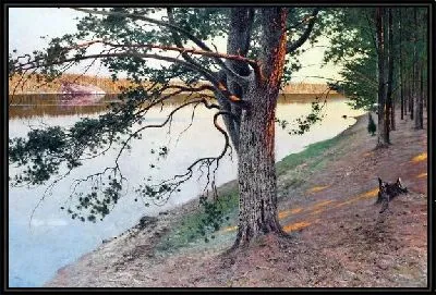 Картина Берег озера (The shore of the lake)