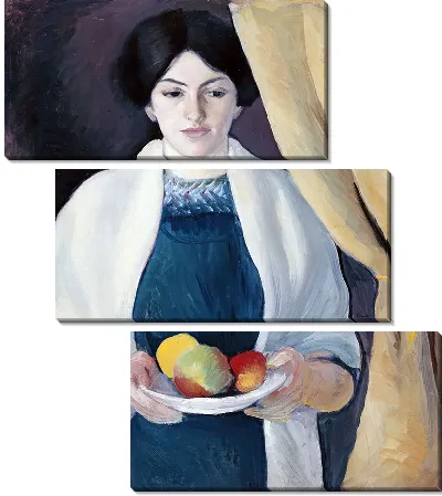 Портрет с яблоками