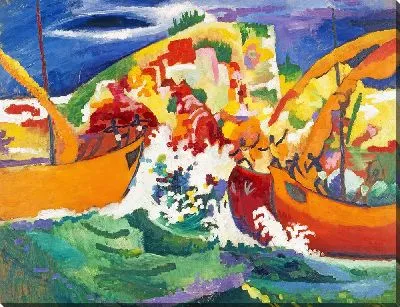 Картина Борьба на море