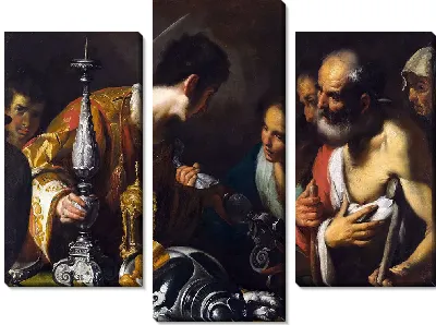 Святой Лаврентий раздает сокровища Церкви