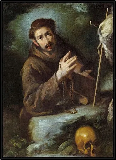 Картина Святой Франциск в молитве