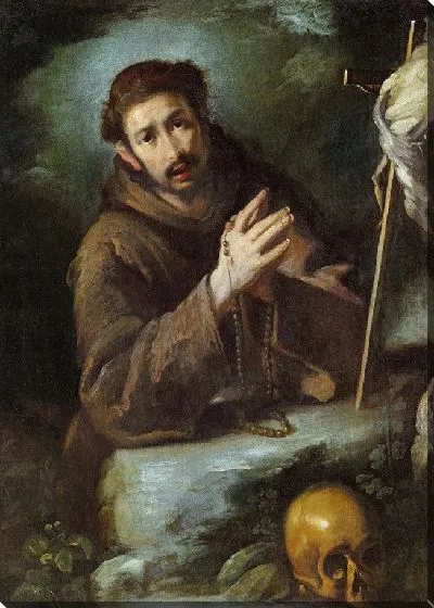 Картина Святой Франциск в молитве