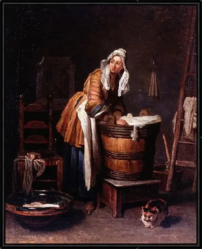 Картина Прачка