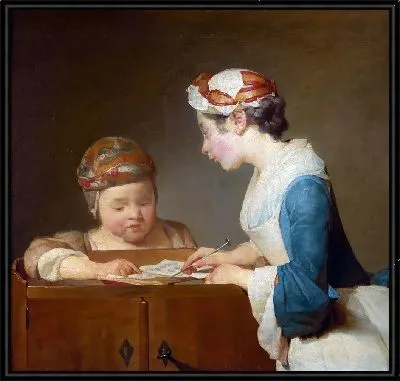 Молодая школьная учительница