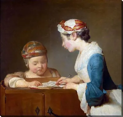 Молодая школьная учительница