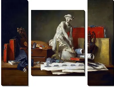 Картина Атрибуты искусств и награды, которые им присуждаются