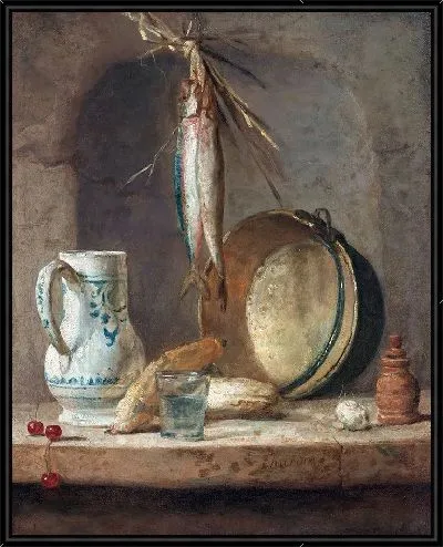 Картина Натюрморт с селедкой