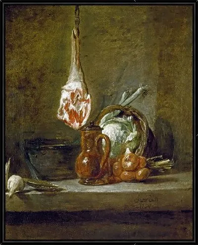 Картина Натюрморт с бараньей ногой