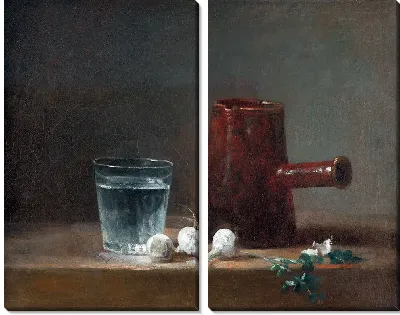 Стакан воды и кофейник