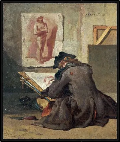 Картина Рисунок молодого студента