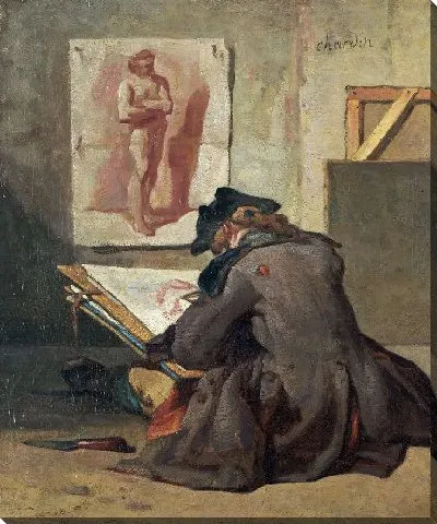 Картина Рисунок молодого студента