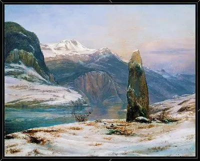 Зима в Согне-фьорде