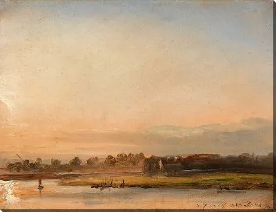 Картина Вид на Эльбу