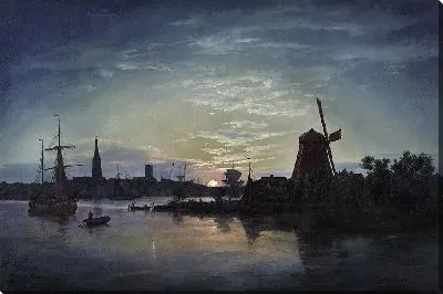 Картина Свиноуйсьце в лунном свете