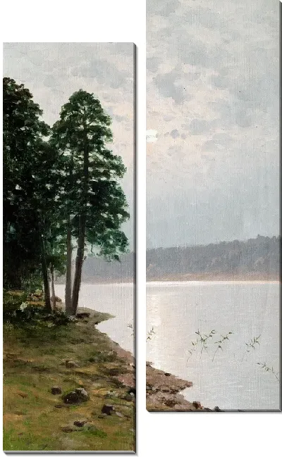 Картина Берег озера (The shore of the lake) №3