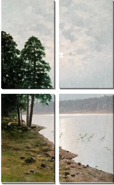 Картина Берег озера (The shore of the lake) №3