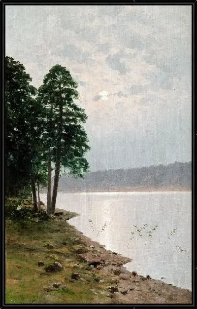 Картина Берег озера (The shore of the lake) №3