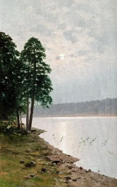 Картина Берег озера (The shore of the lake) №3