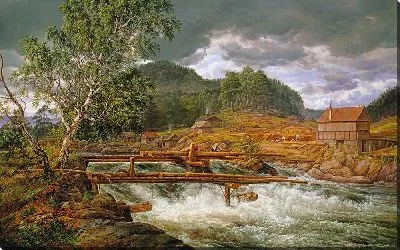 Картина Хеллефоссен возле Хокксунда