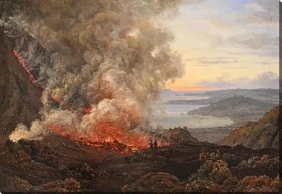 Картина Извержение вулкана Везувий