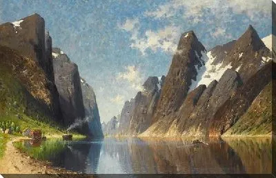 Картина Горное озеро (Mountain lake) №7