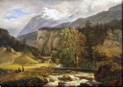 Картина Альпийский пейзаж