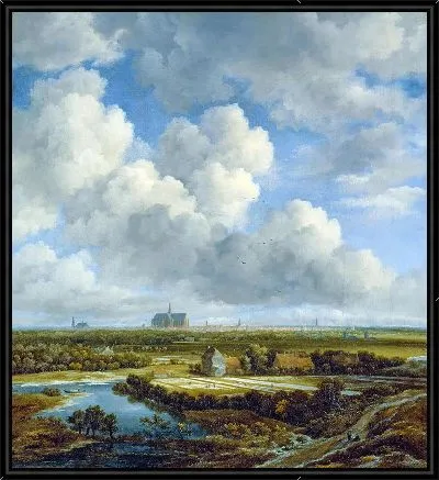 Вид на Харлем с отбеливающими площадками-1