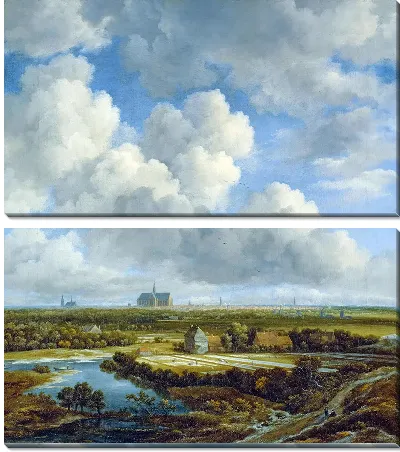 Вид на Харлем с отбеливающими площадками-1