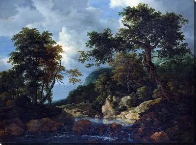 Картина Лесной ручей