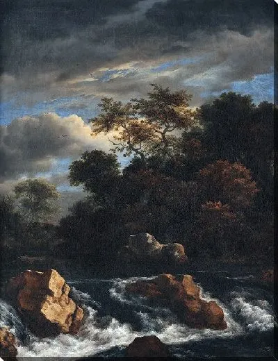 Картина Река в лесу (17 век)