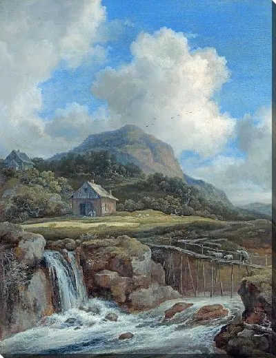 Картина Горный поток